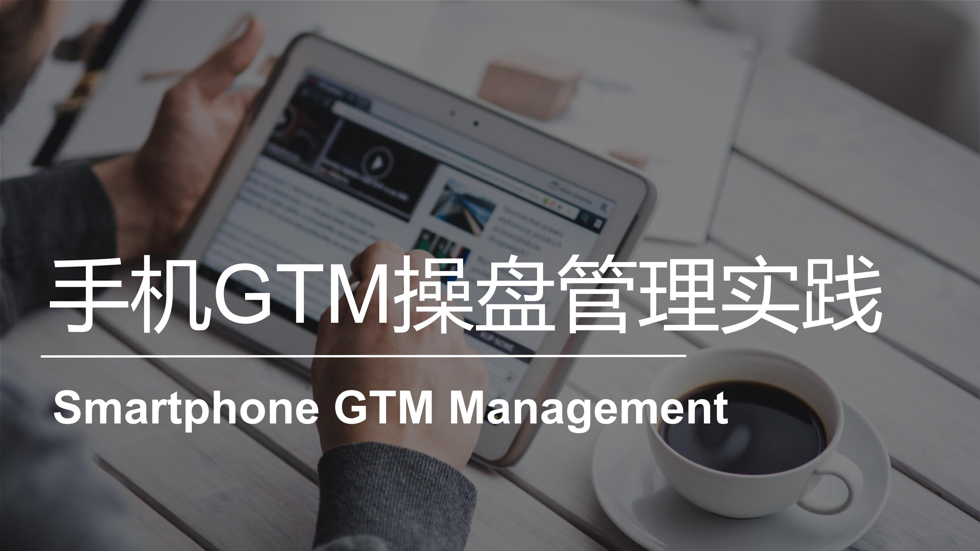 手机GTM操盘管理实践  Smartphone GTM Management 20221024093200
